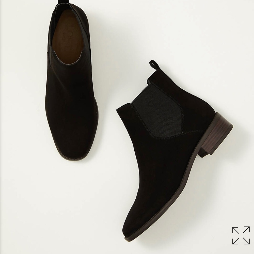 Loft Outlet Black Chelsea boots size 8